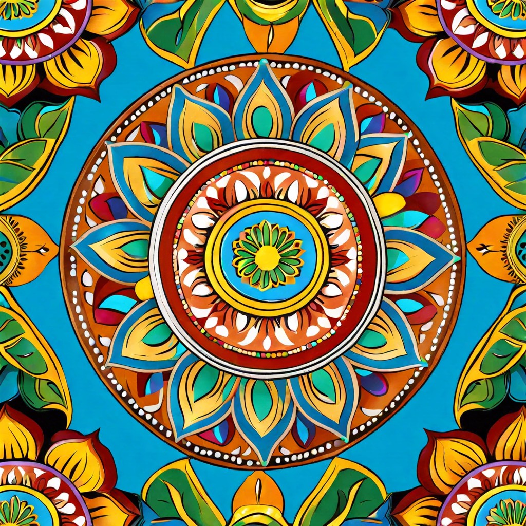 mandala art intricate mandala patterns in bright or pastel hues