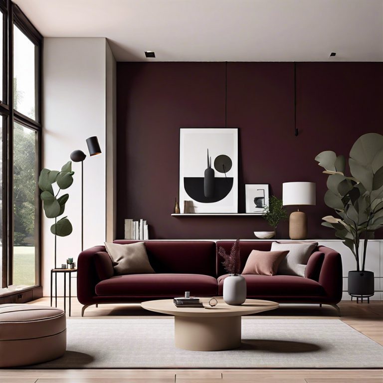 15 Burgundy Sofa Living Room Ideas to Inspire Your Home Decor