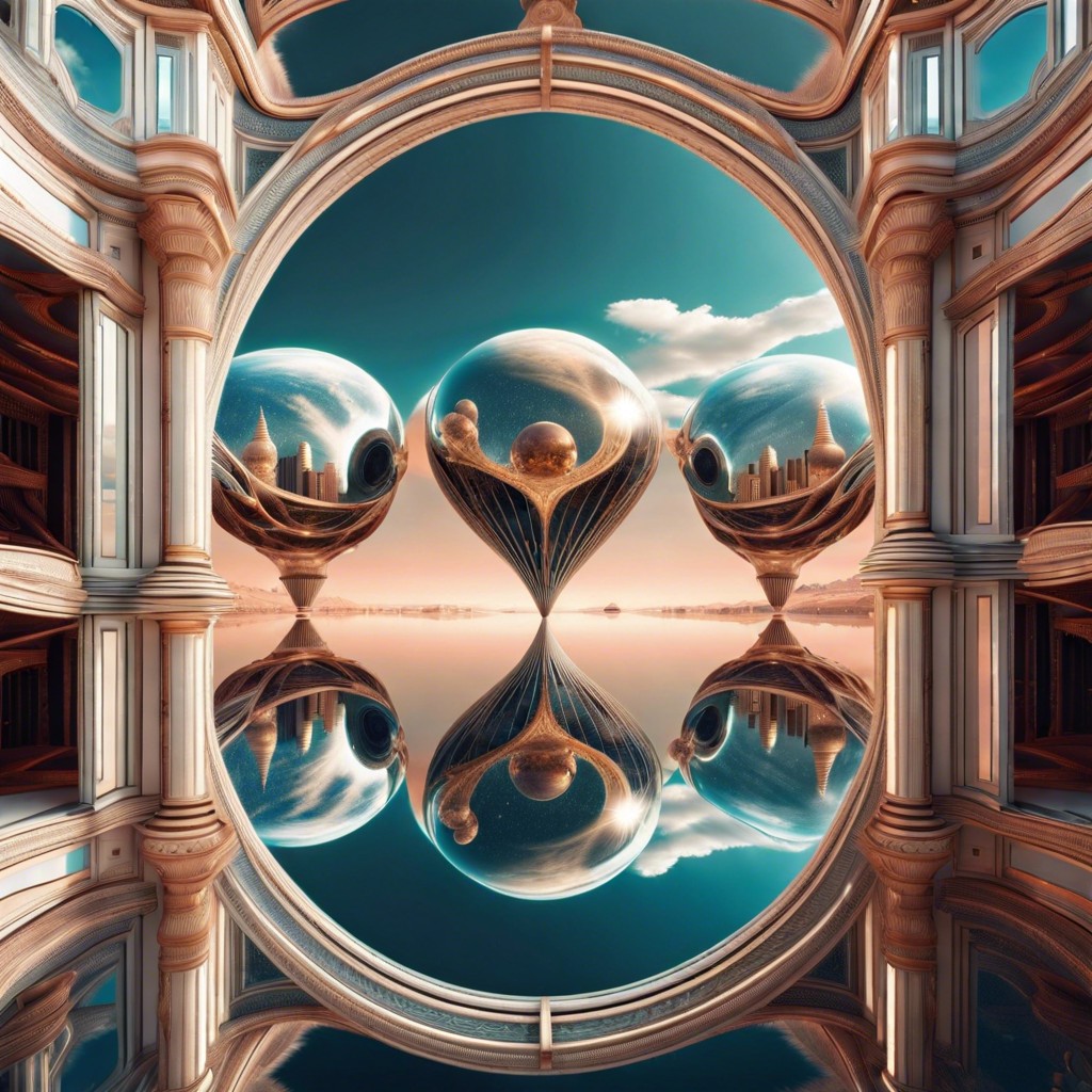 mirror realms reflections creating infinite loops