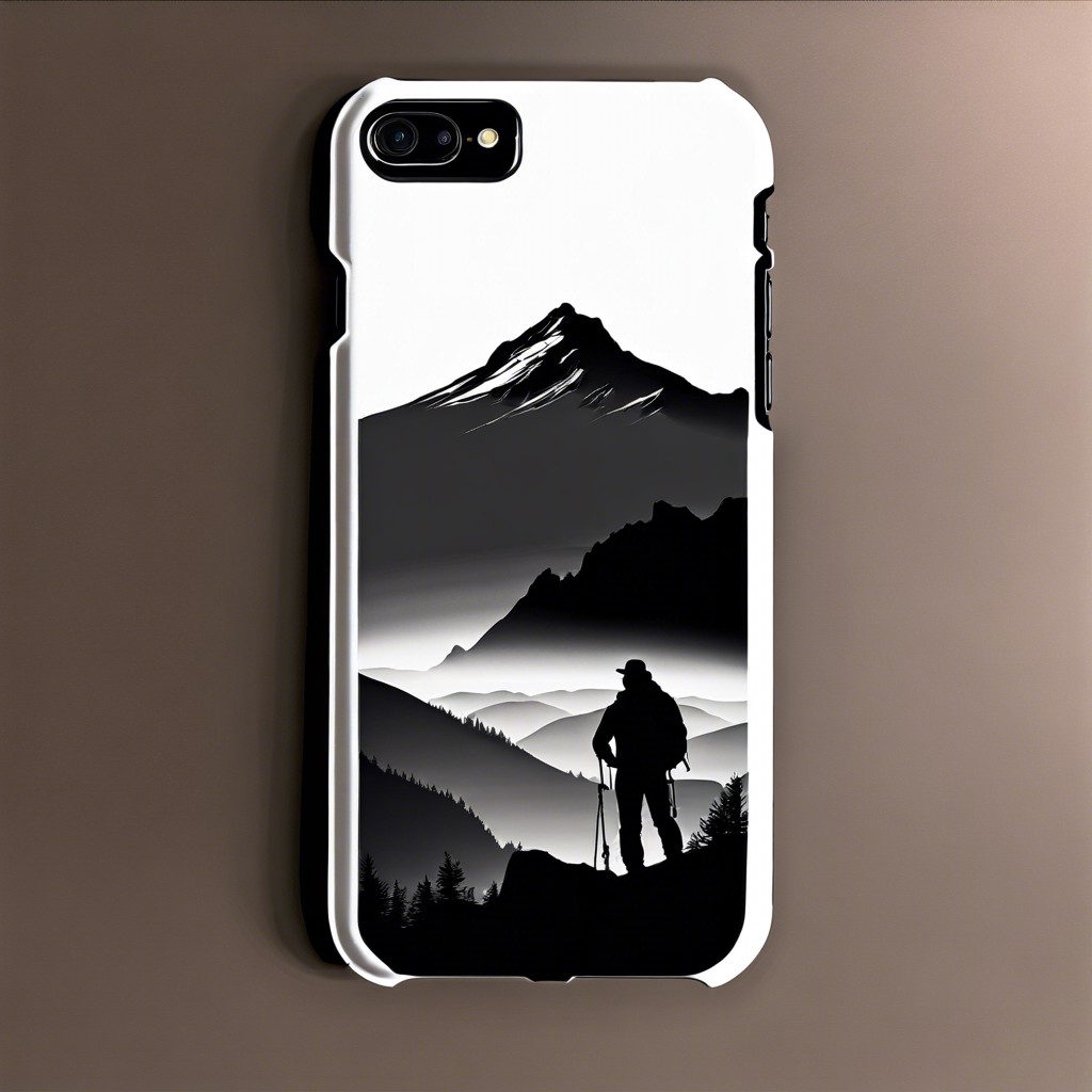 mountain landscape silhouette