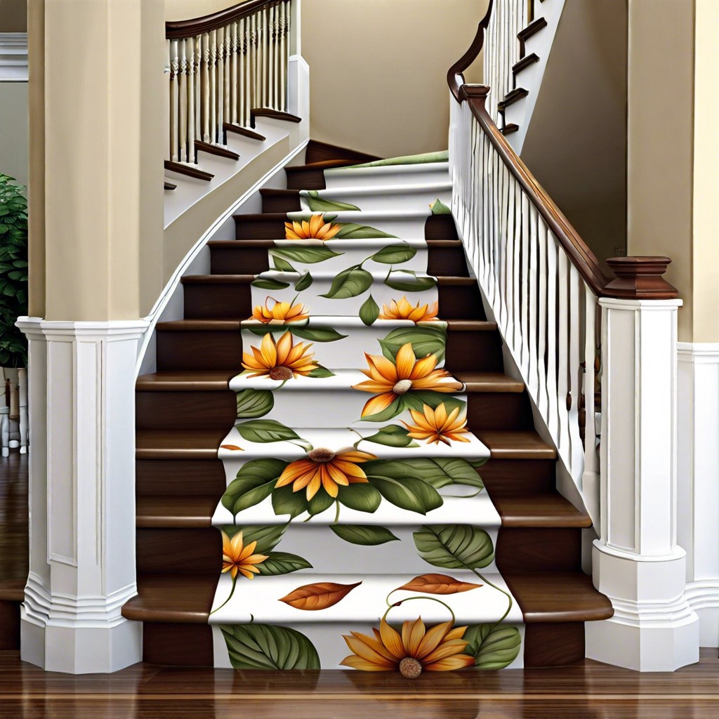 nature inspired floral or leaf patterns that bring the outdoors in