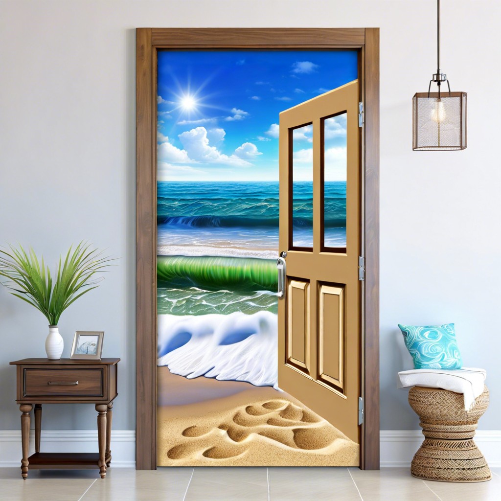 ocean scenery with waves and sand