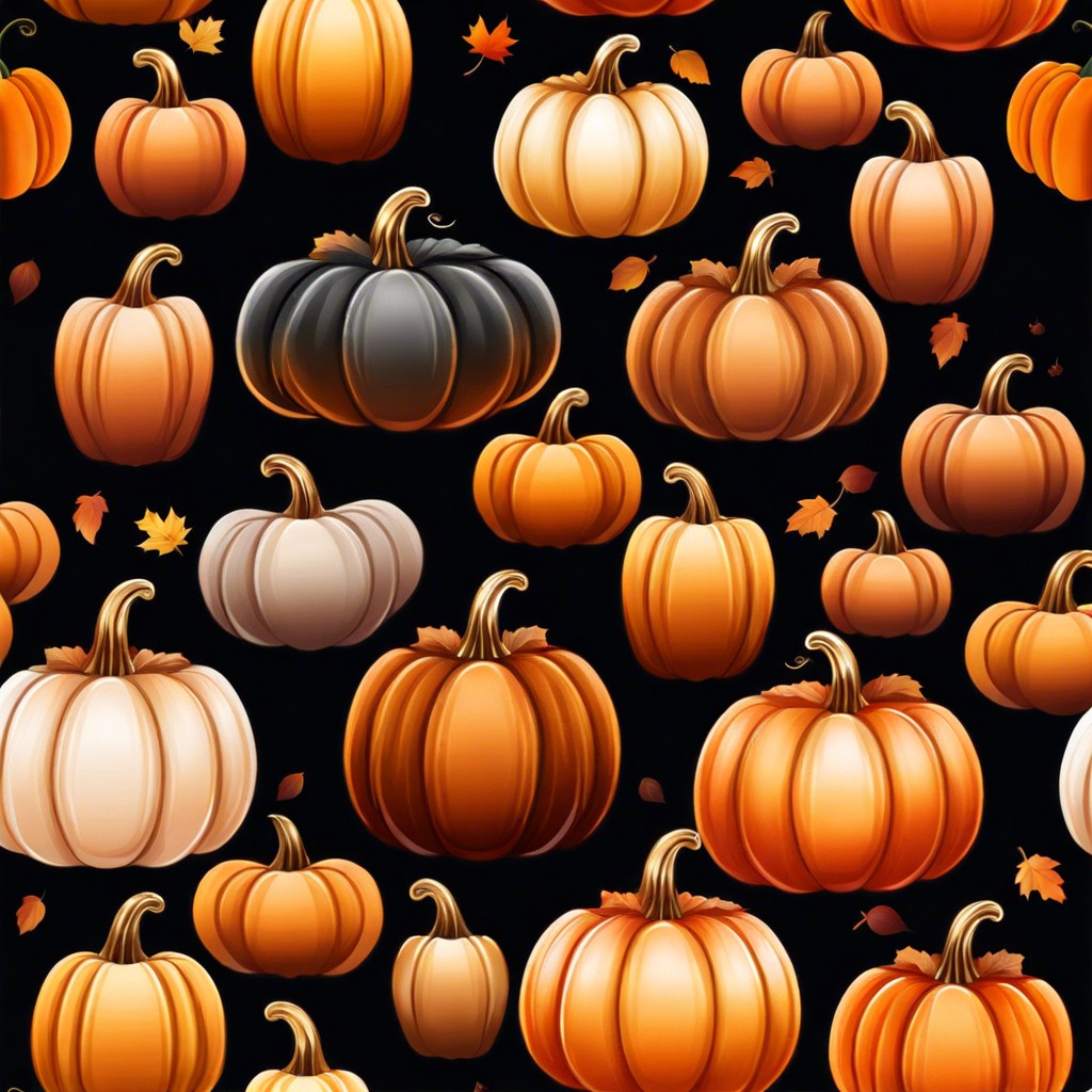 ombre pumpkins fade from dark to light using shades of the same color