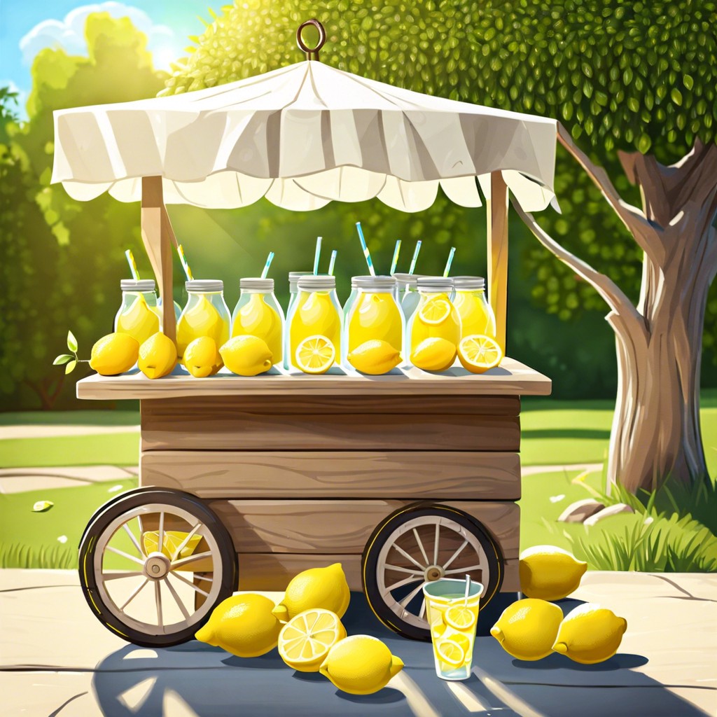 refreshing lemonade stand