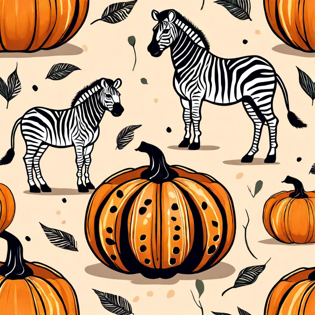 safari theme featuring animal prints like zebra or leopard