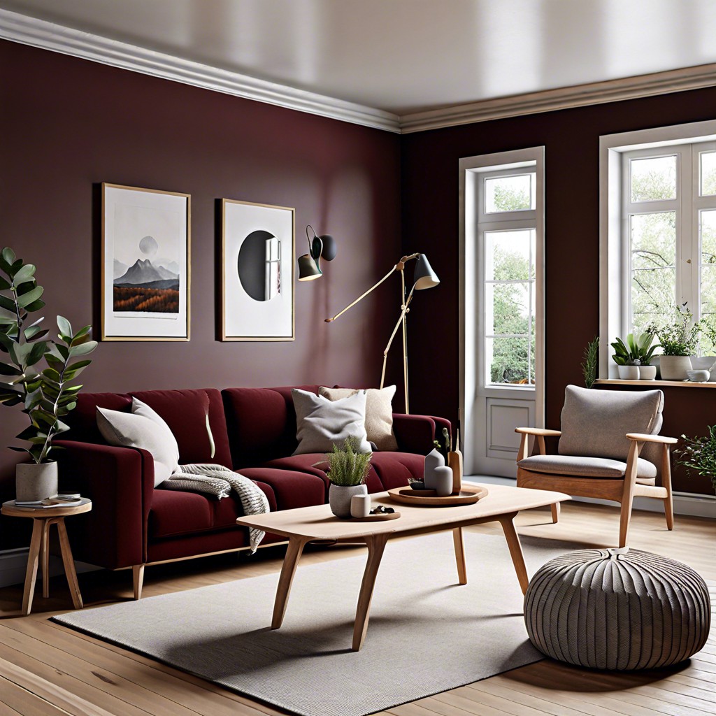 scandinavian simplicity pair with muted colors and natural wood for a cozy functional space