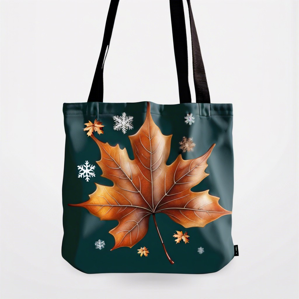 seasonal designs fall leaves winter snowflakes