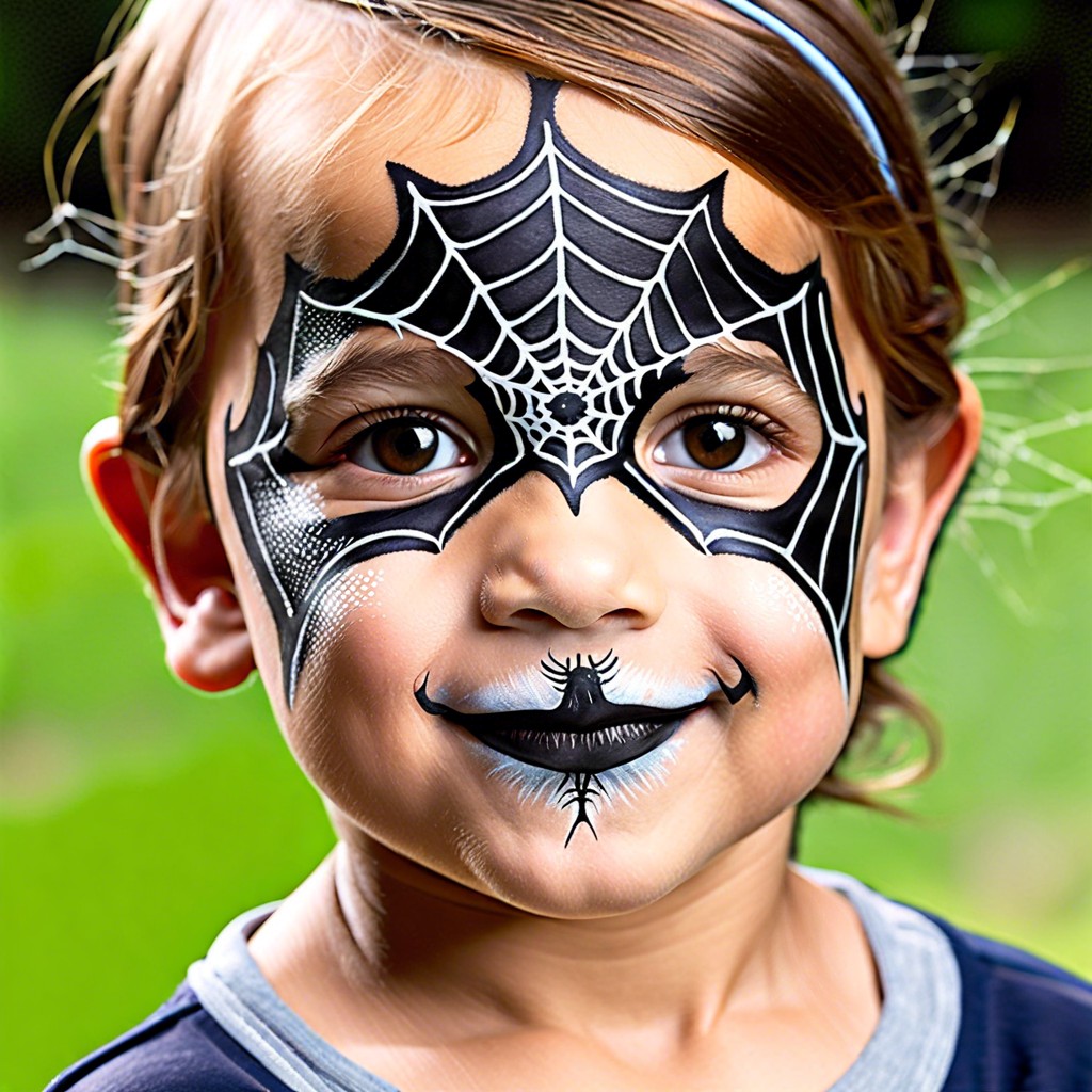 spiderweb eye mask