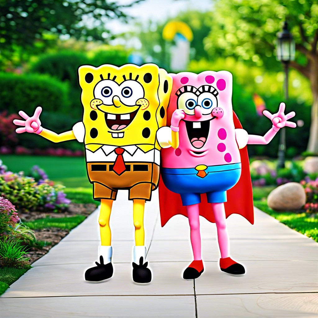 spongebob and patrick as superheroes