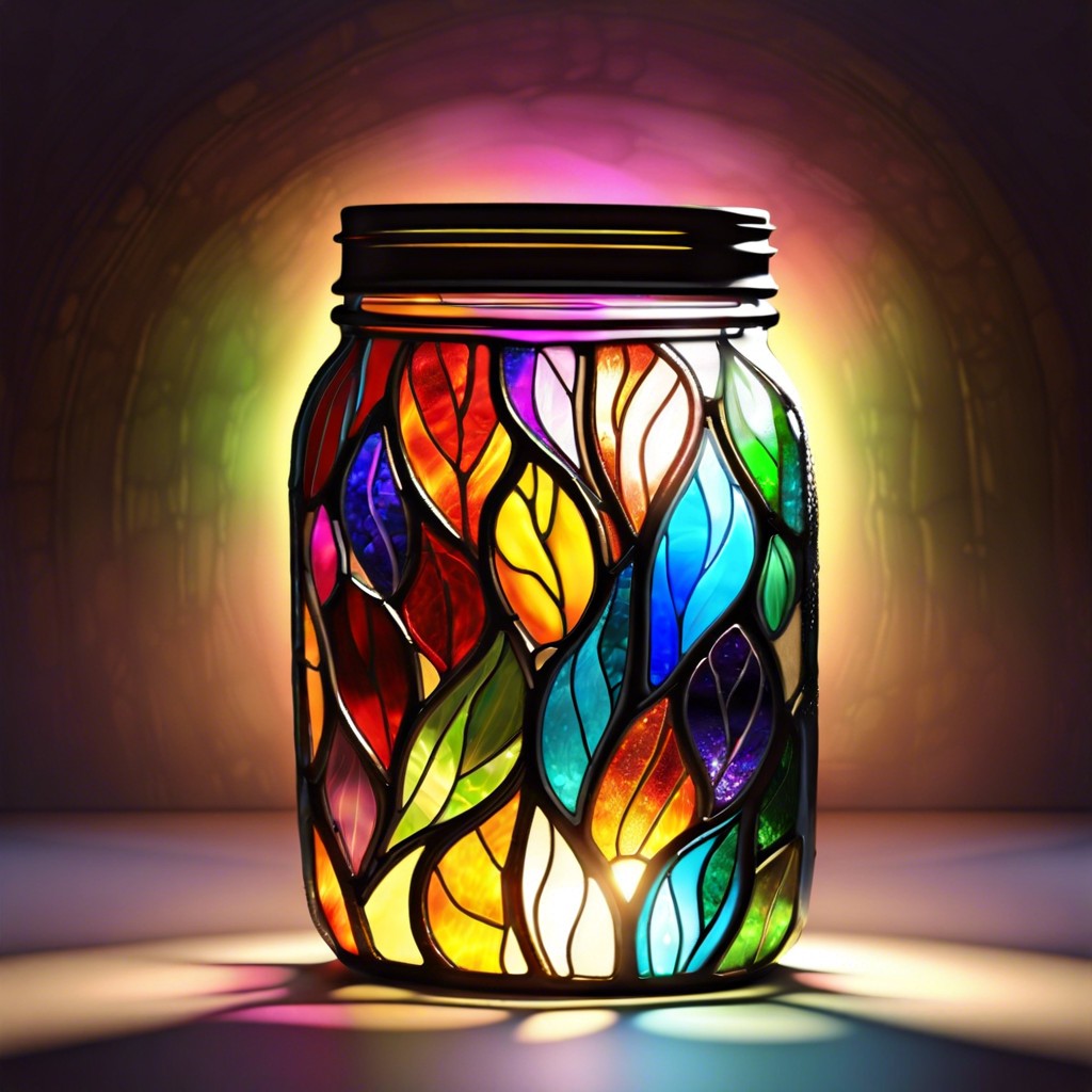 stained glass look