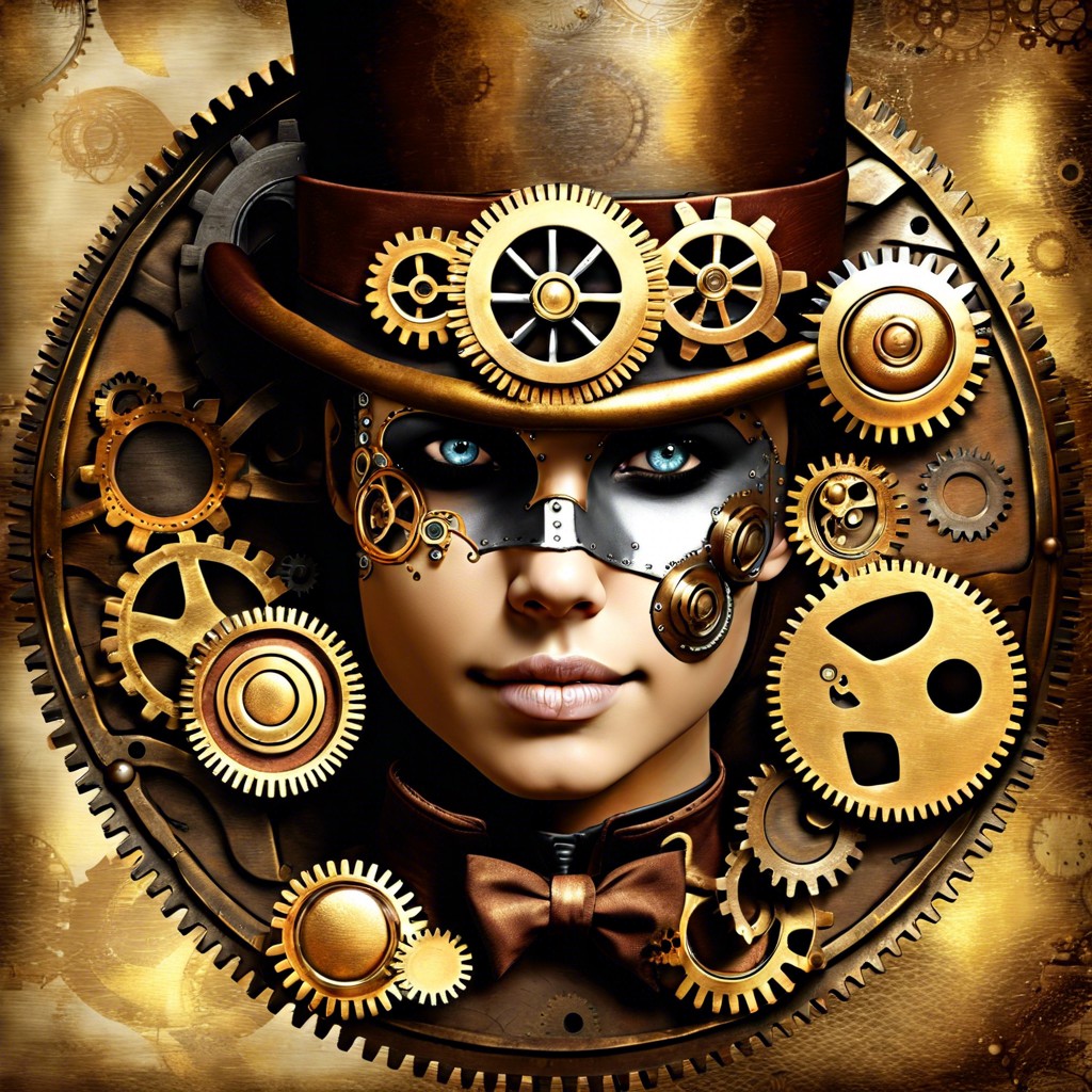 steampunk gears and cogs