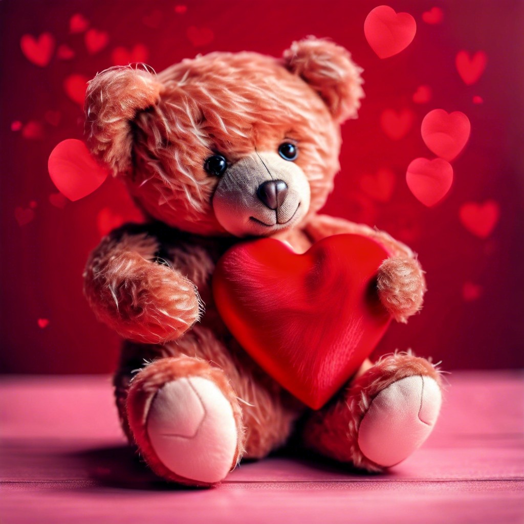 teddy bear with a heart