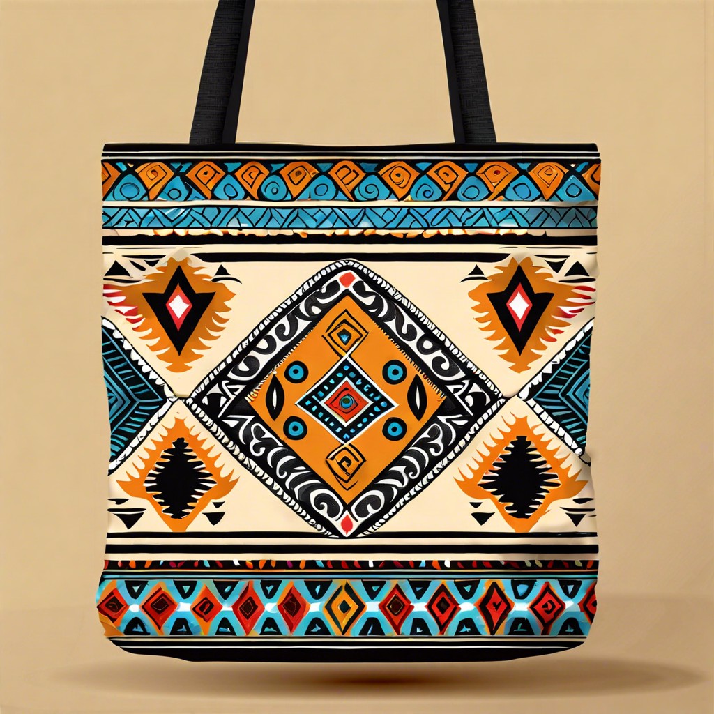 tribal patterns and ethnic symbols