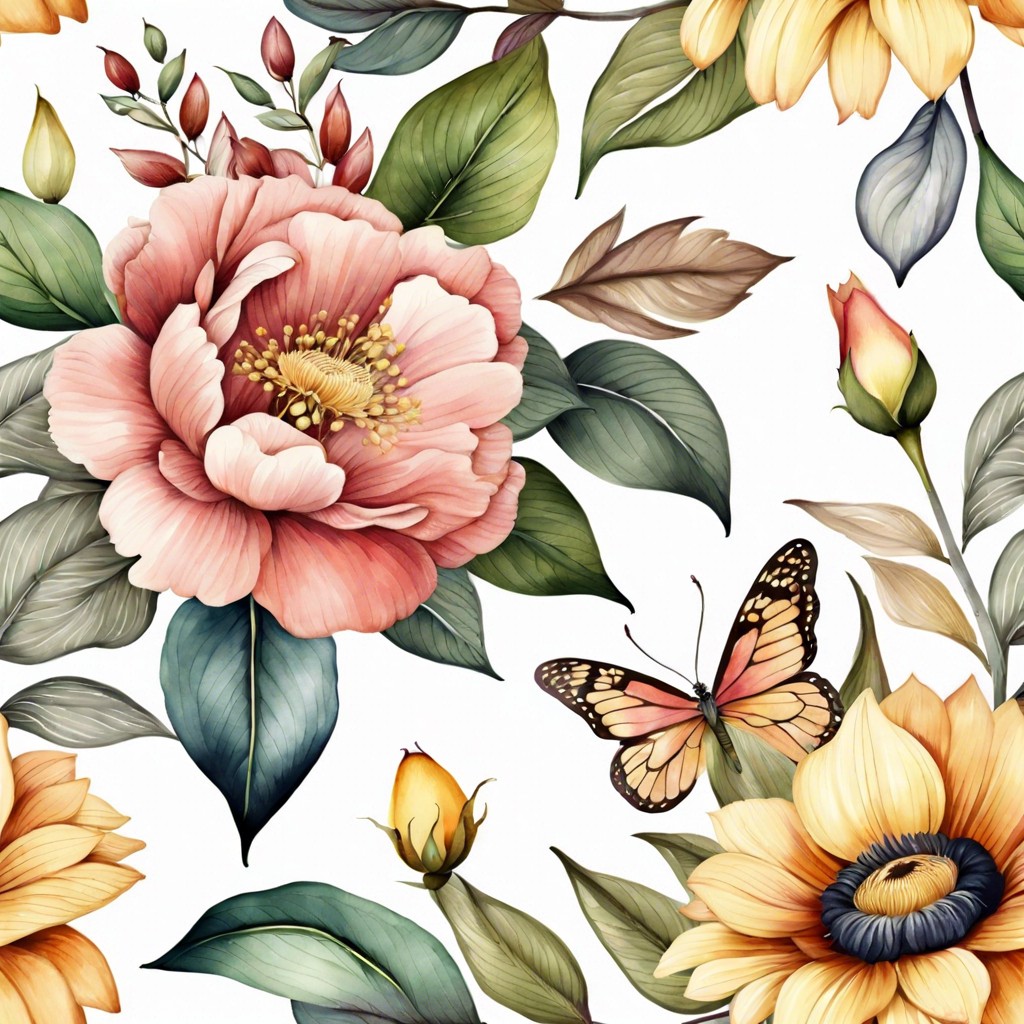 vintage floral patterns