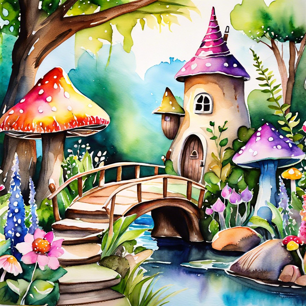 whimsical fairy garden