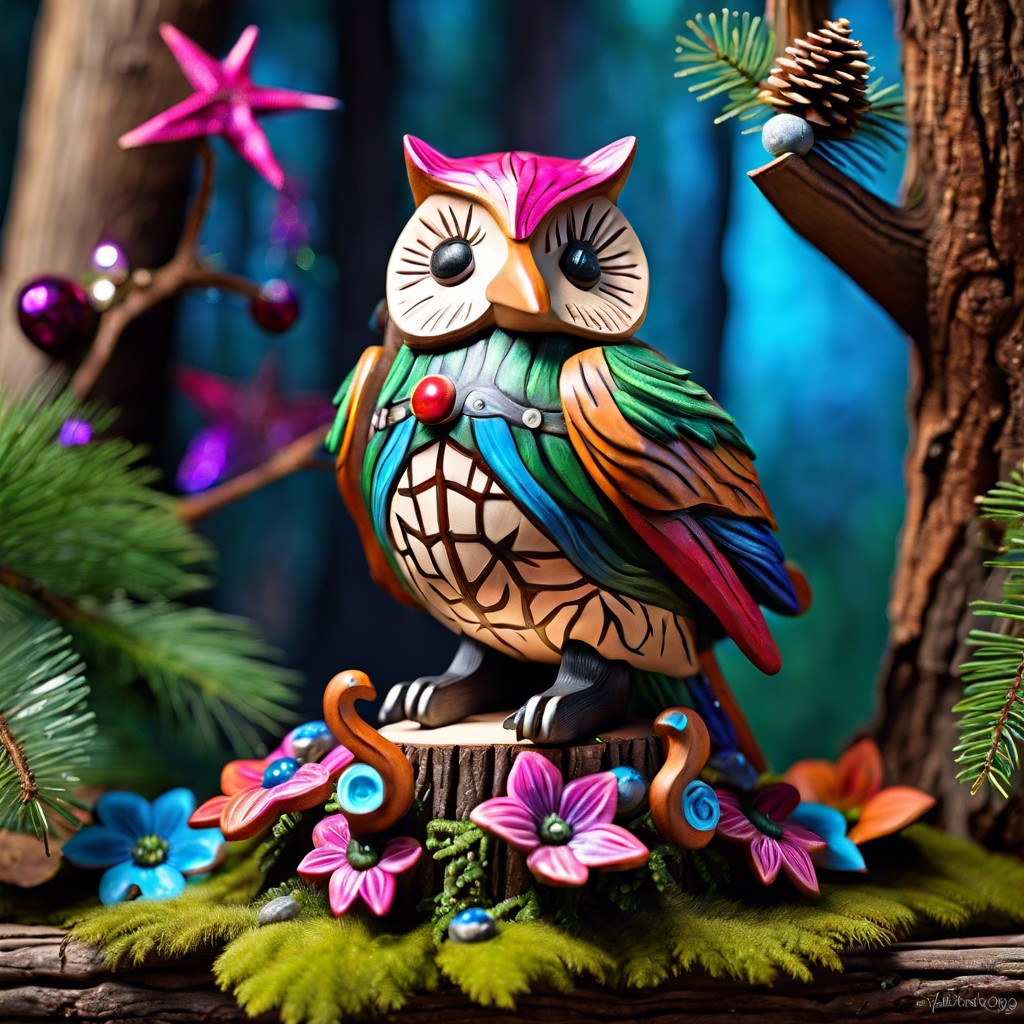 whimsical forest nutcracker