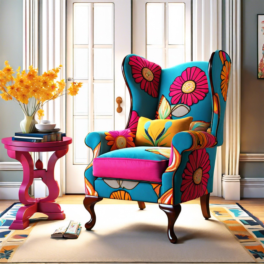 whimsical wing chairs