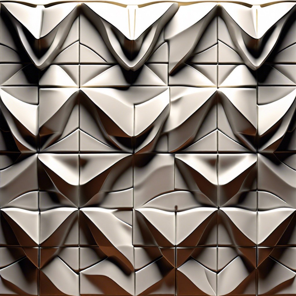 3d sculptural wall tiles