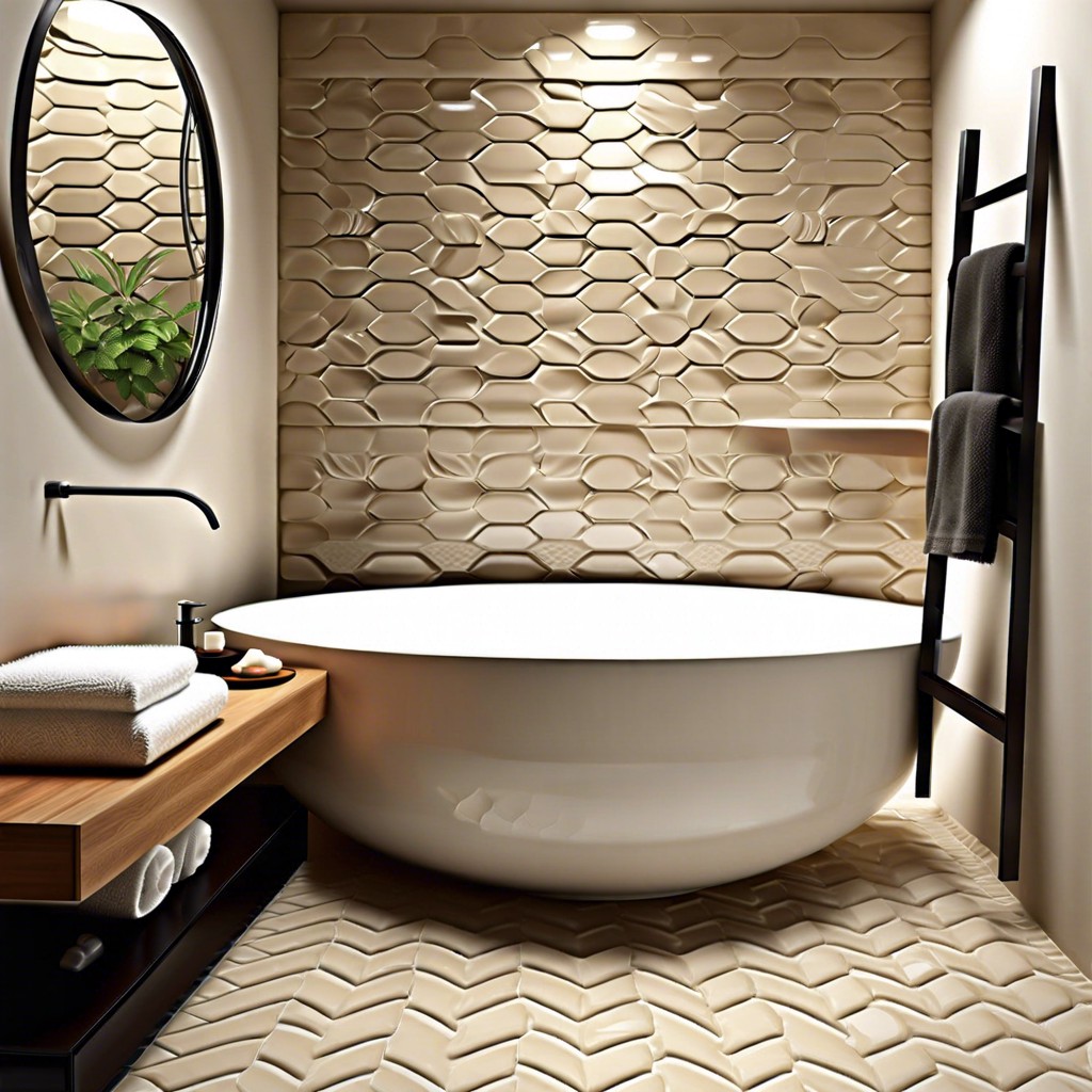 3d textured ceramic tiles