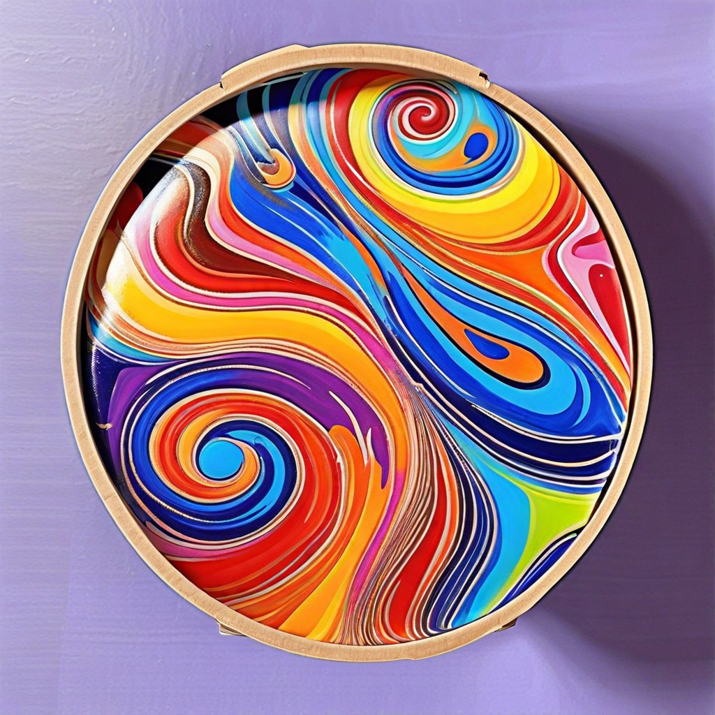 abstract color swirls