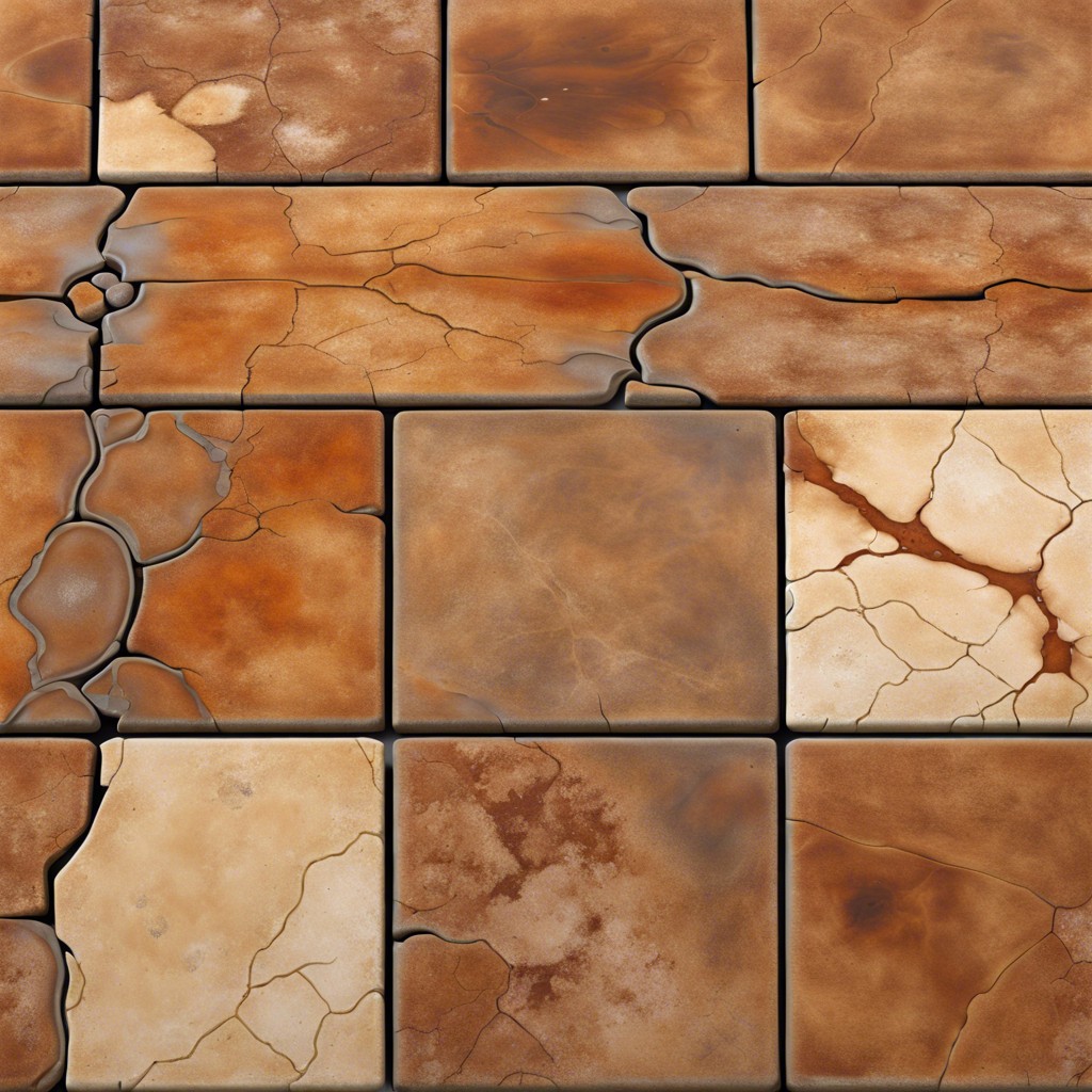 acid stained concrete tile appearance