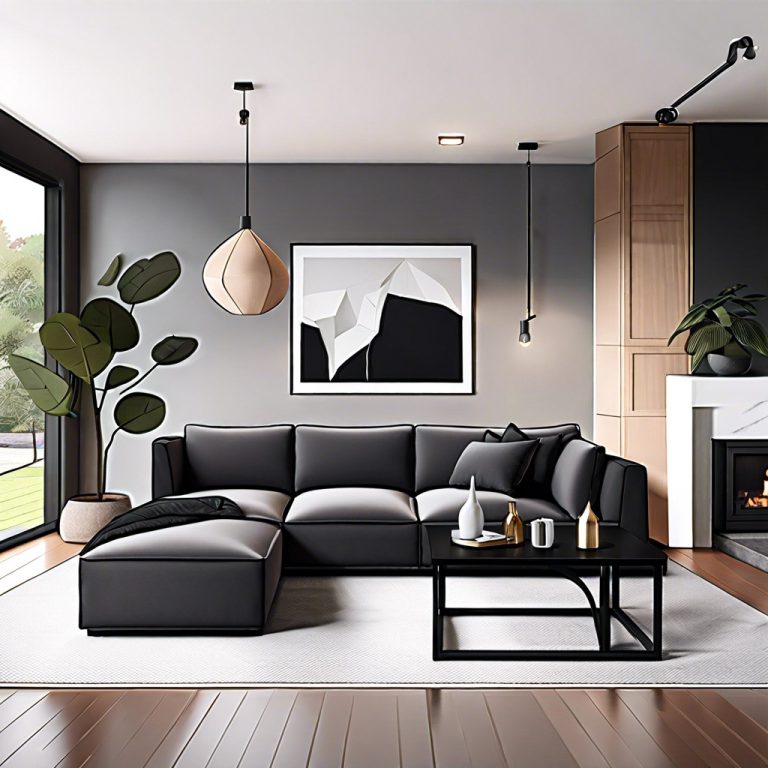 15 Stunning Dark Grey Sectional Living Room Ideas Elevate Your Space