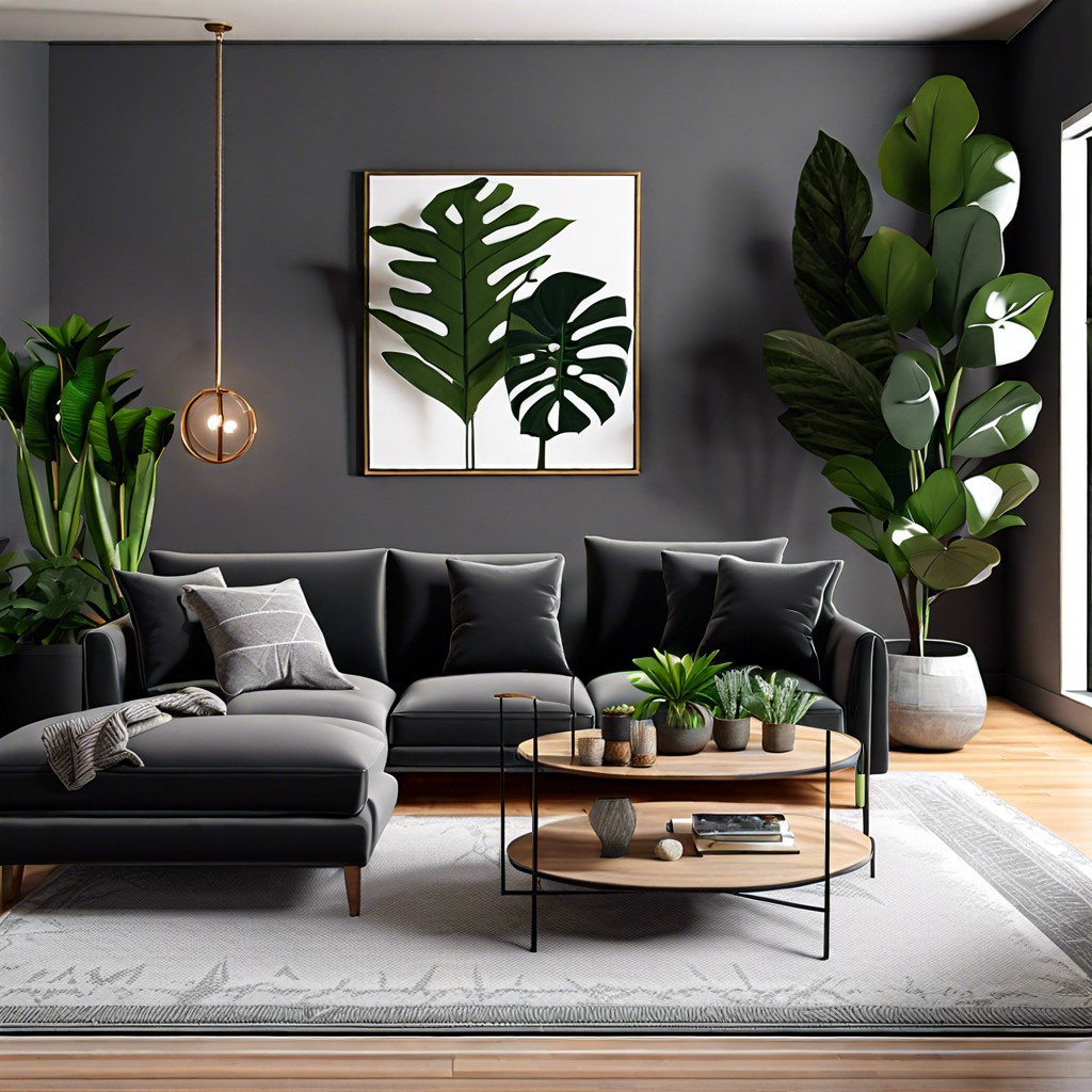 add indoor plants for greenery