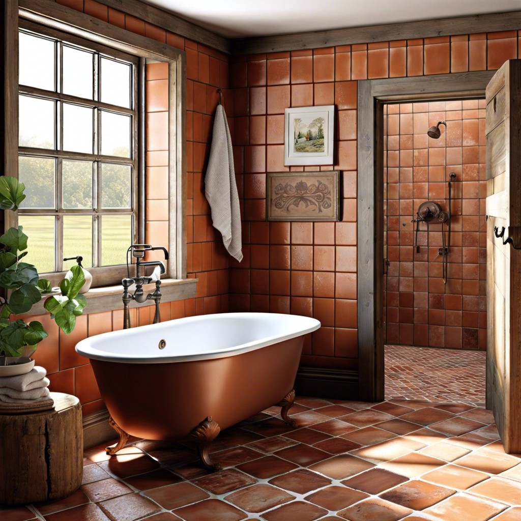 antique terra cotta tiles