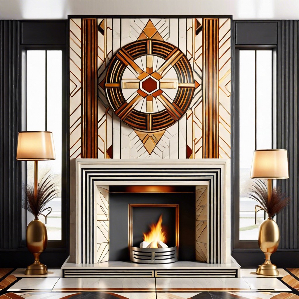 art deco inspired symmetry