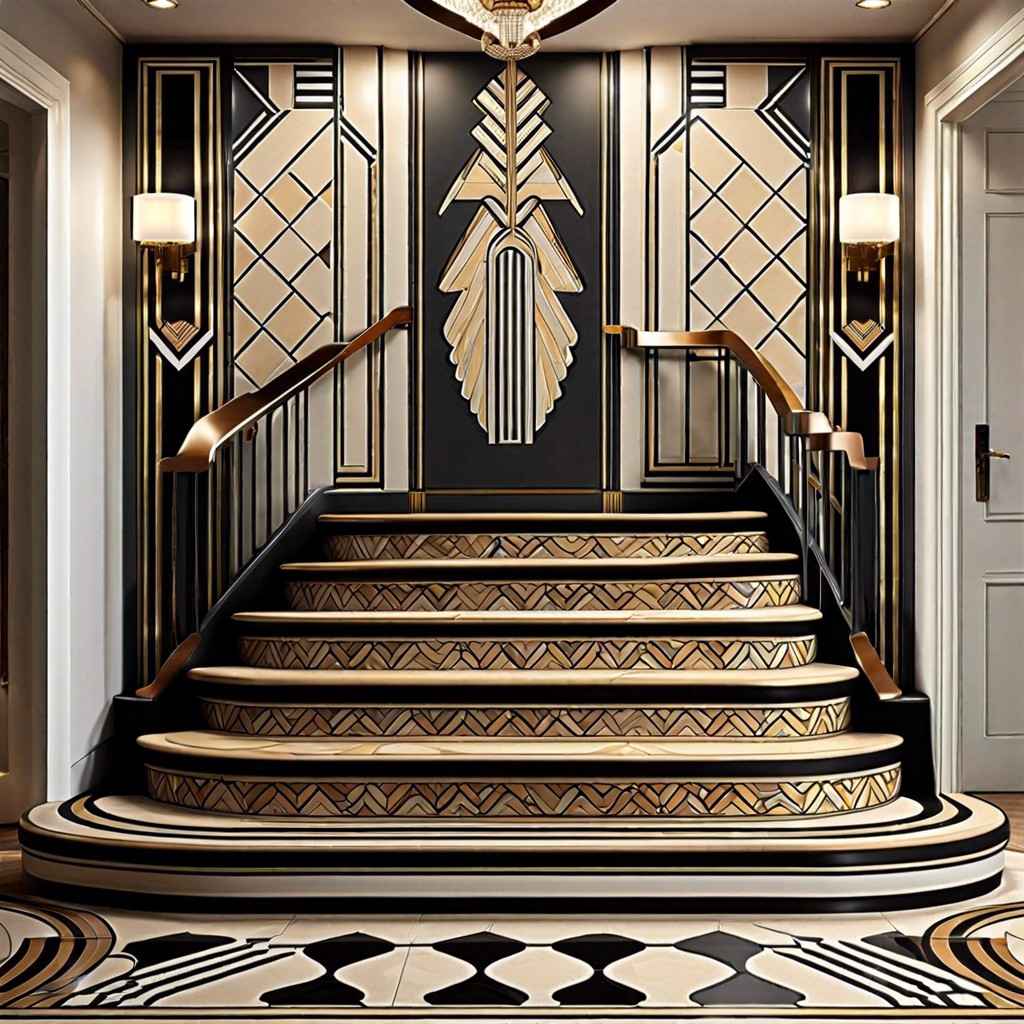 art deco inspired tiles