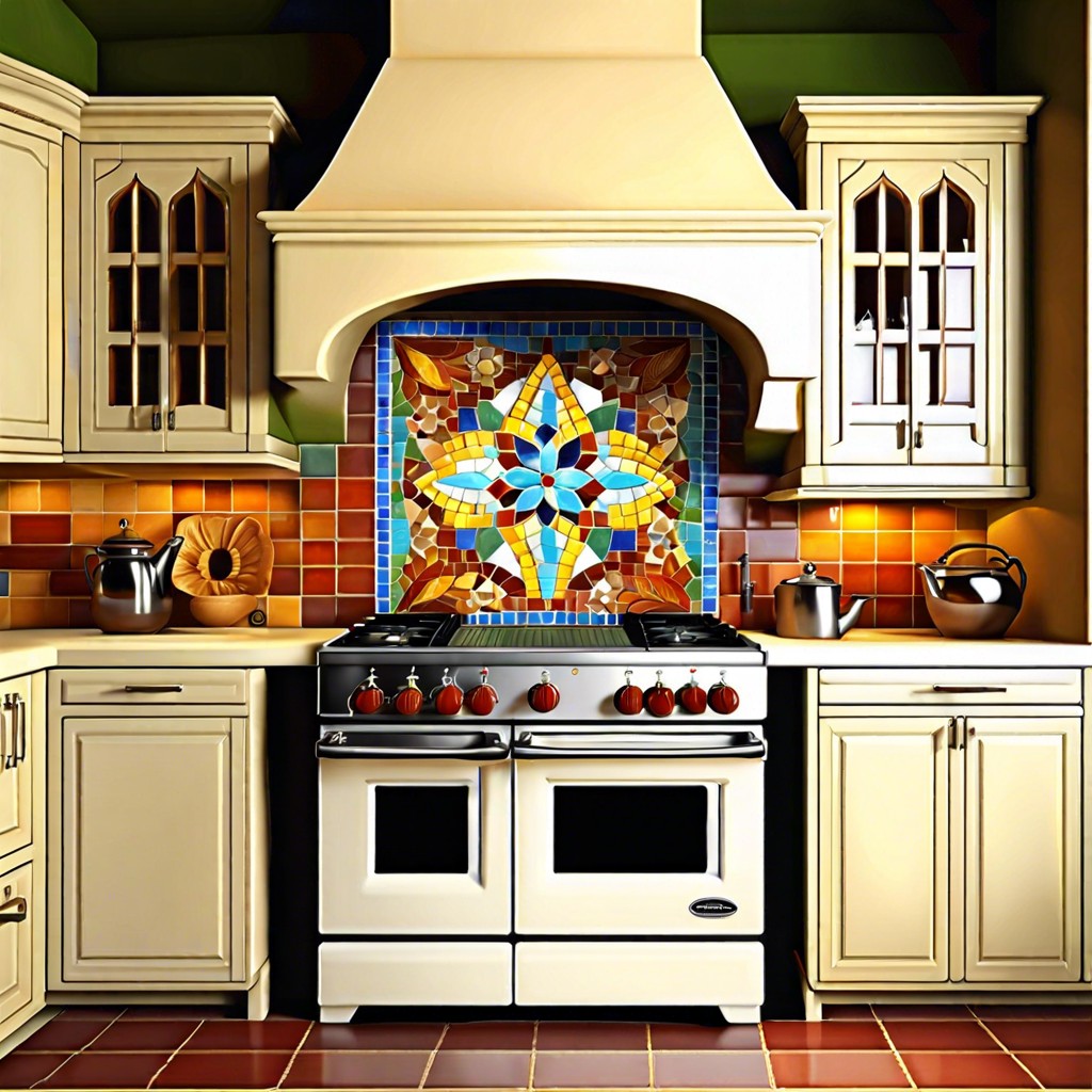 artistic mural tiles