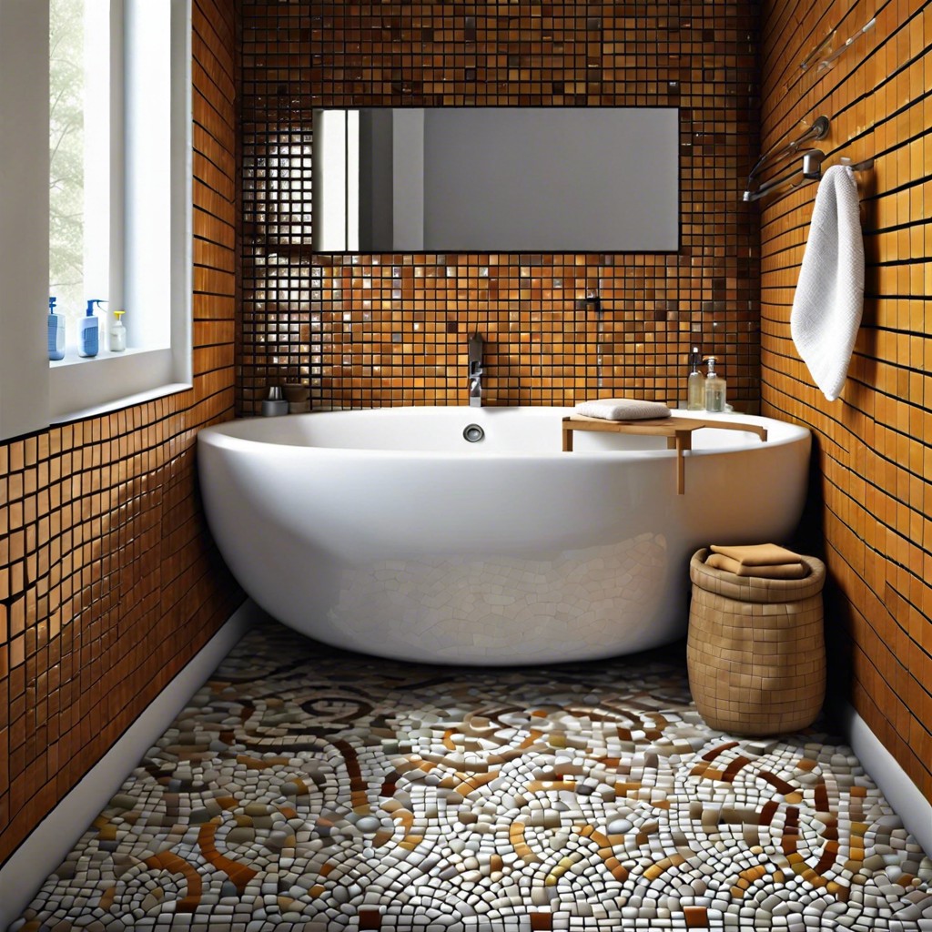 bathroom wall mosaic