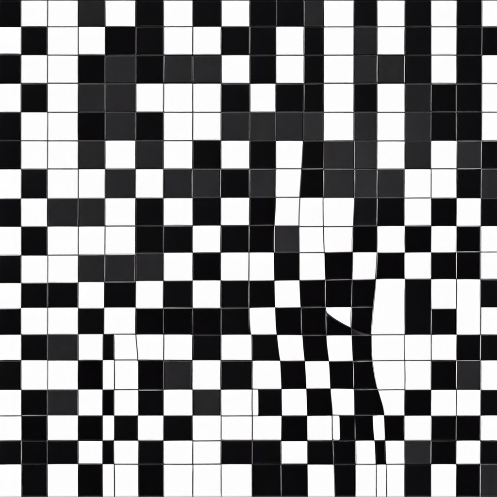 black and white checkerboard