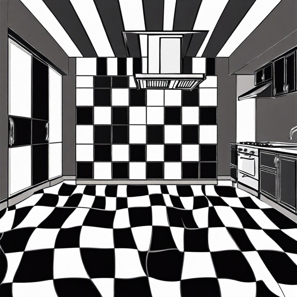 black and white checkerboard