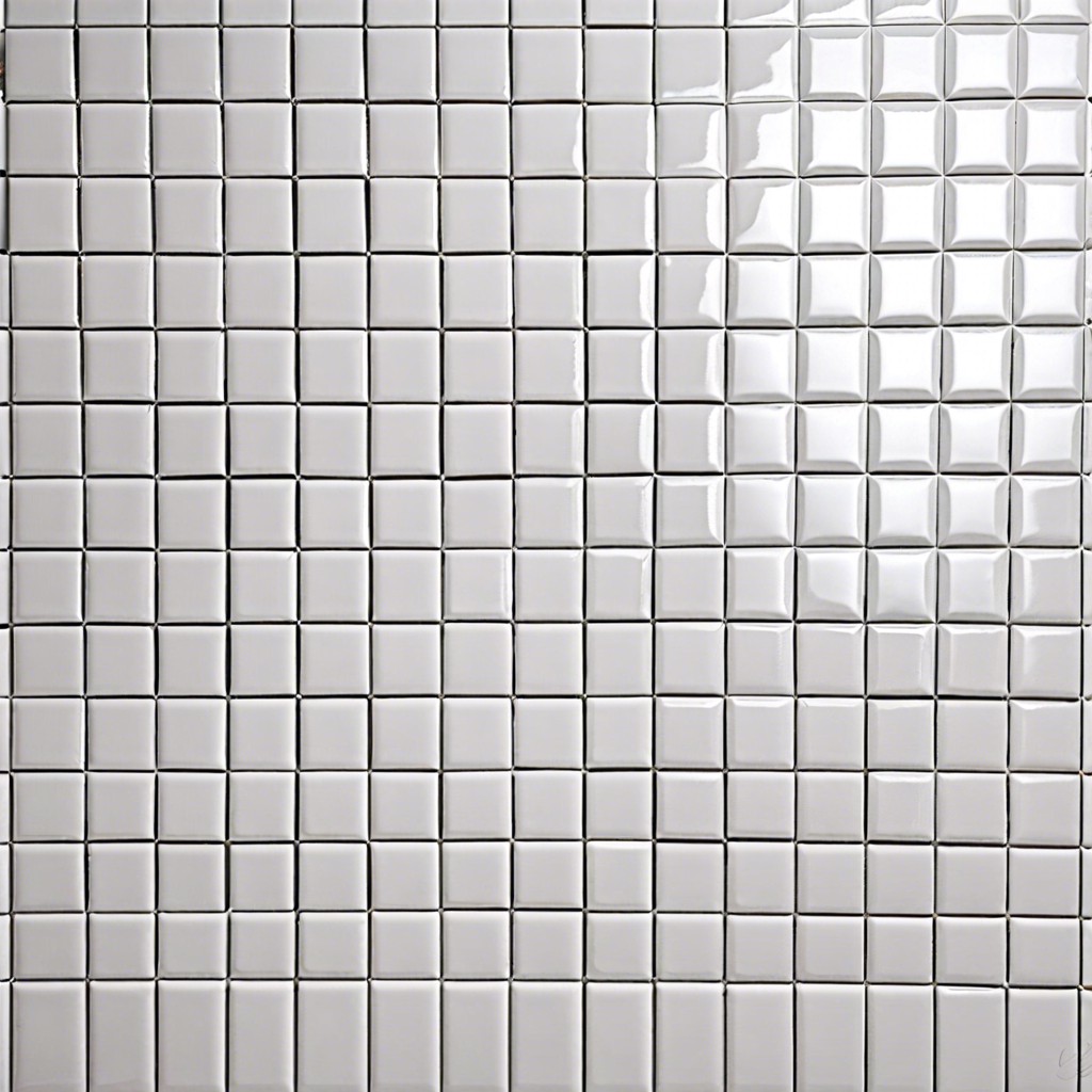 black or colored grout contrast