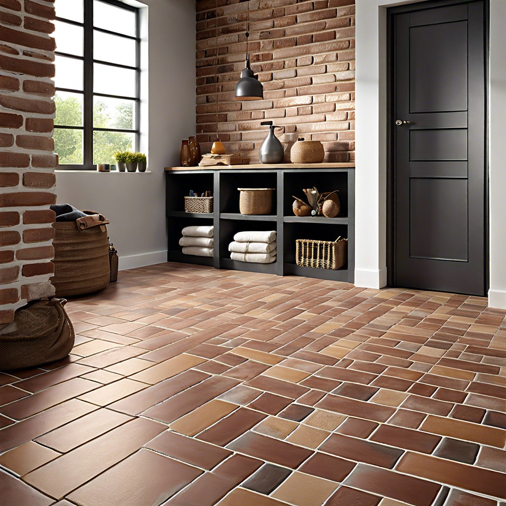 brick look porcelain tiles