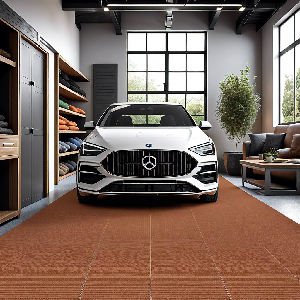 carpet tiles suitable for garage use