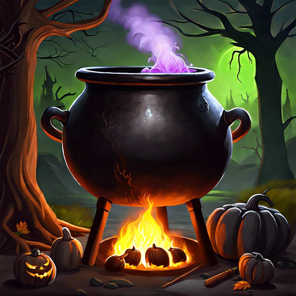 cauldron brewing