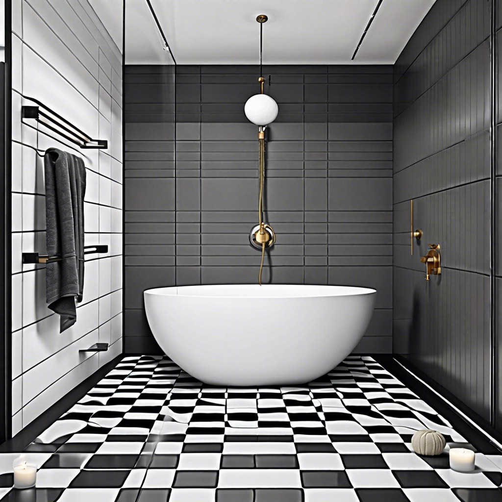 checkerboard tile pattern