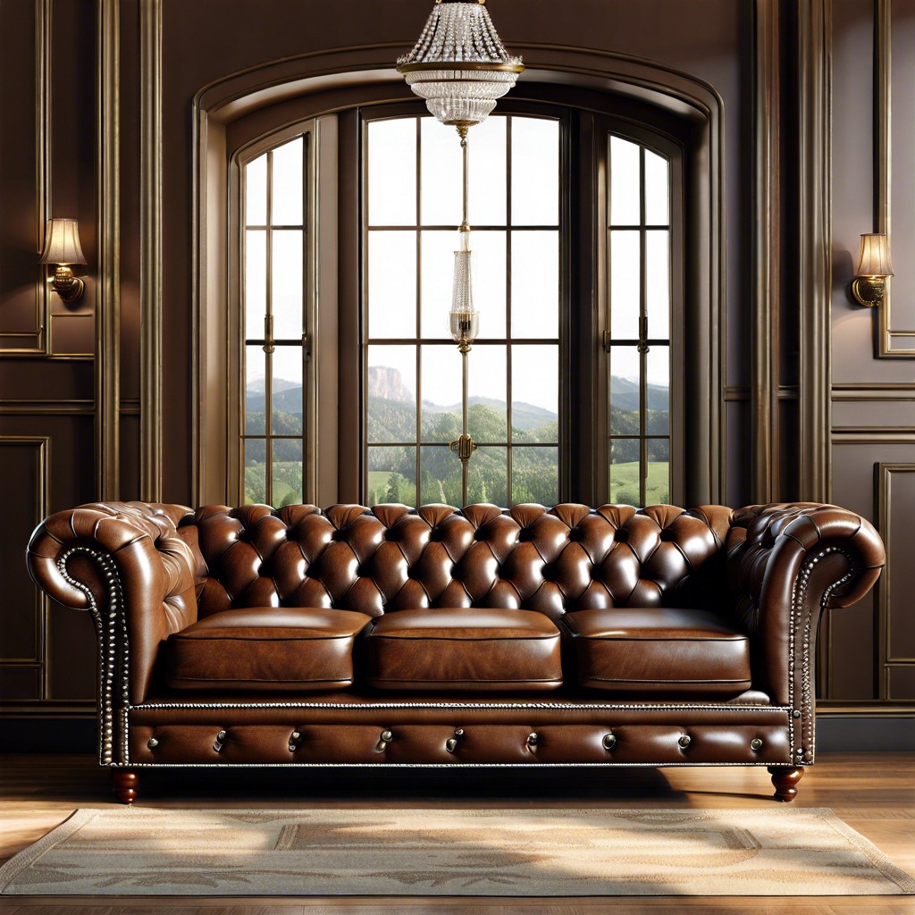 chesterfield with nailhead trim