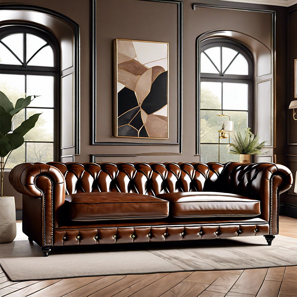 chesterfield with removable cushion covers