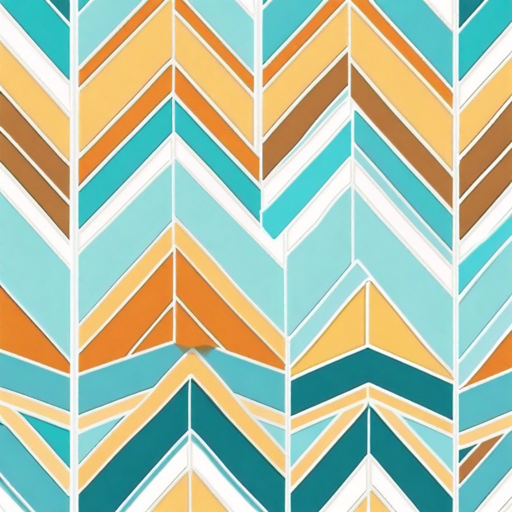 chevron pattern border