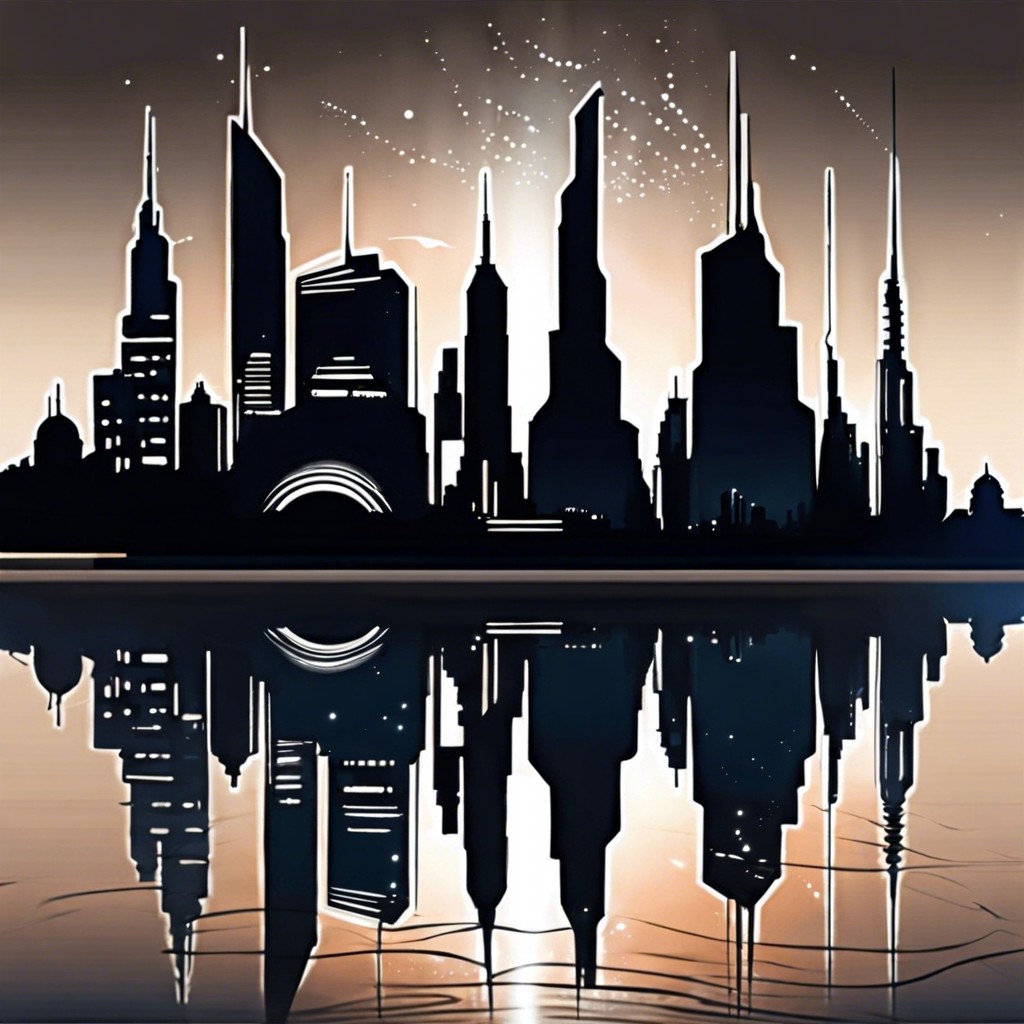 city skyline silhouette