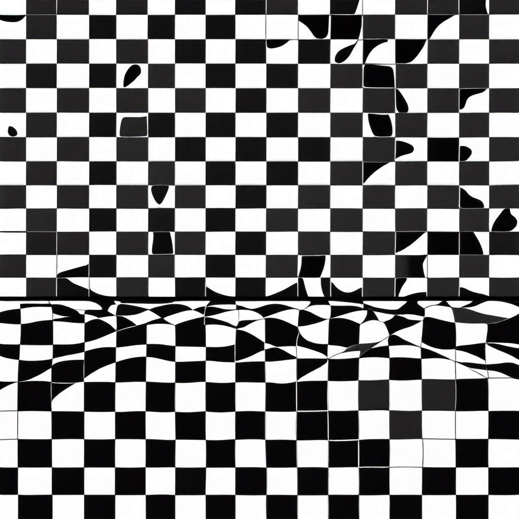 classic black and white checkerboard