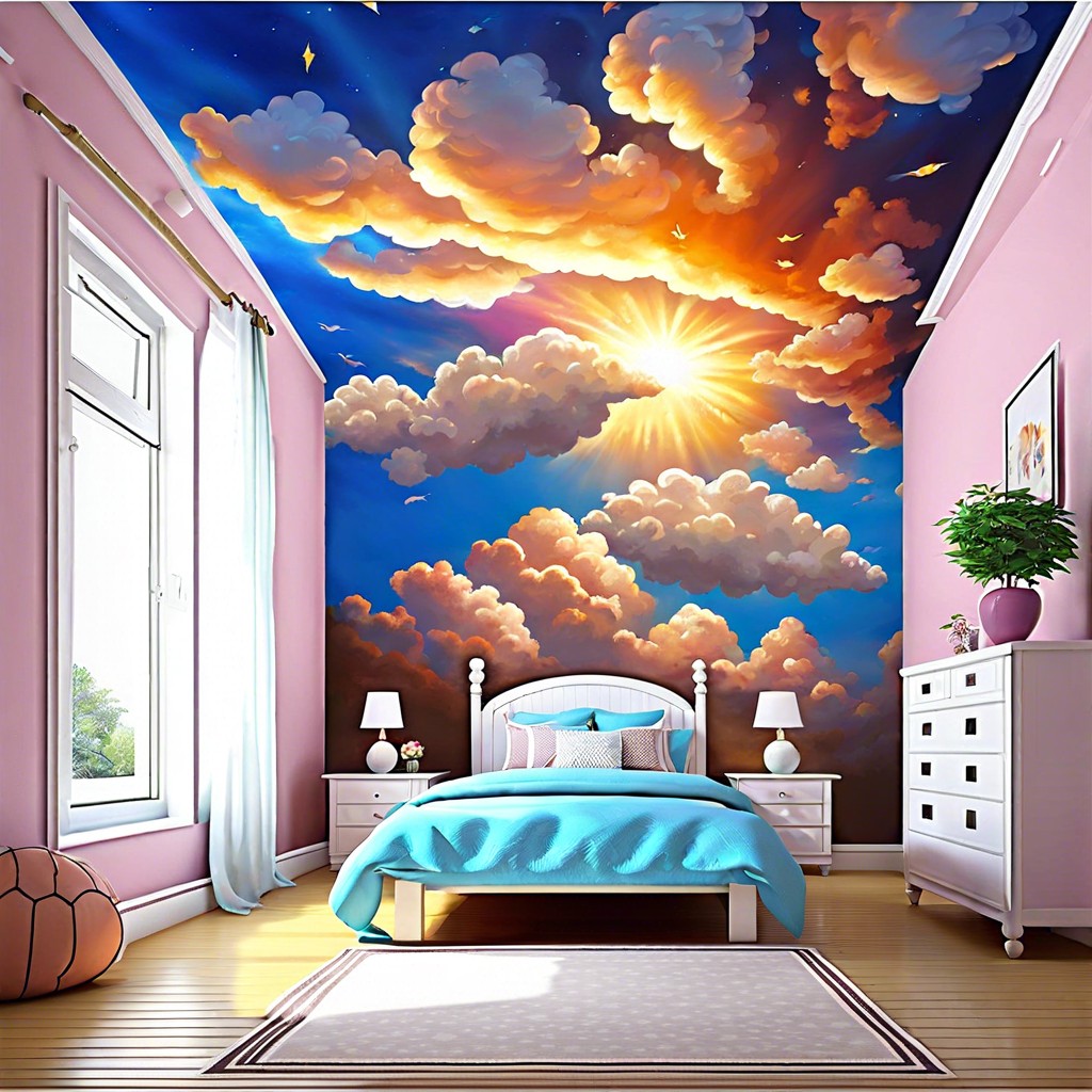 cloud sky murals