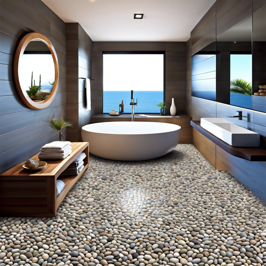 coastal pebble design