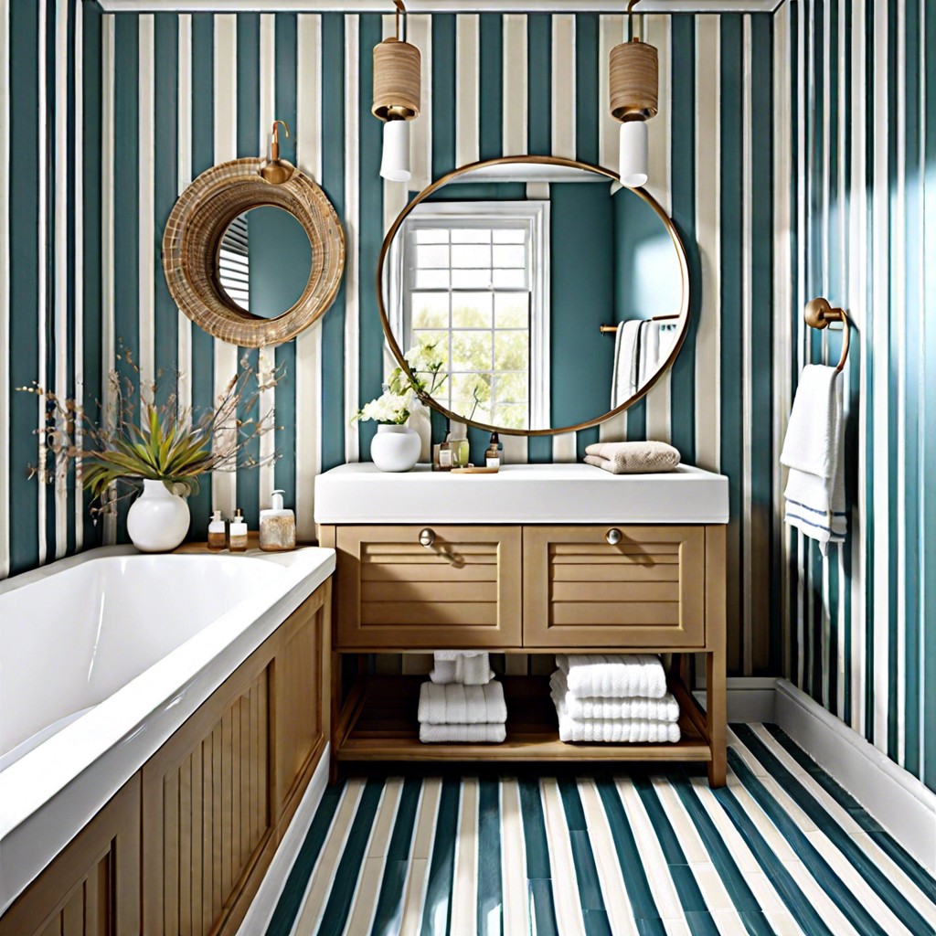 coastal stripe themes