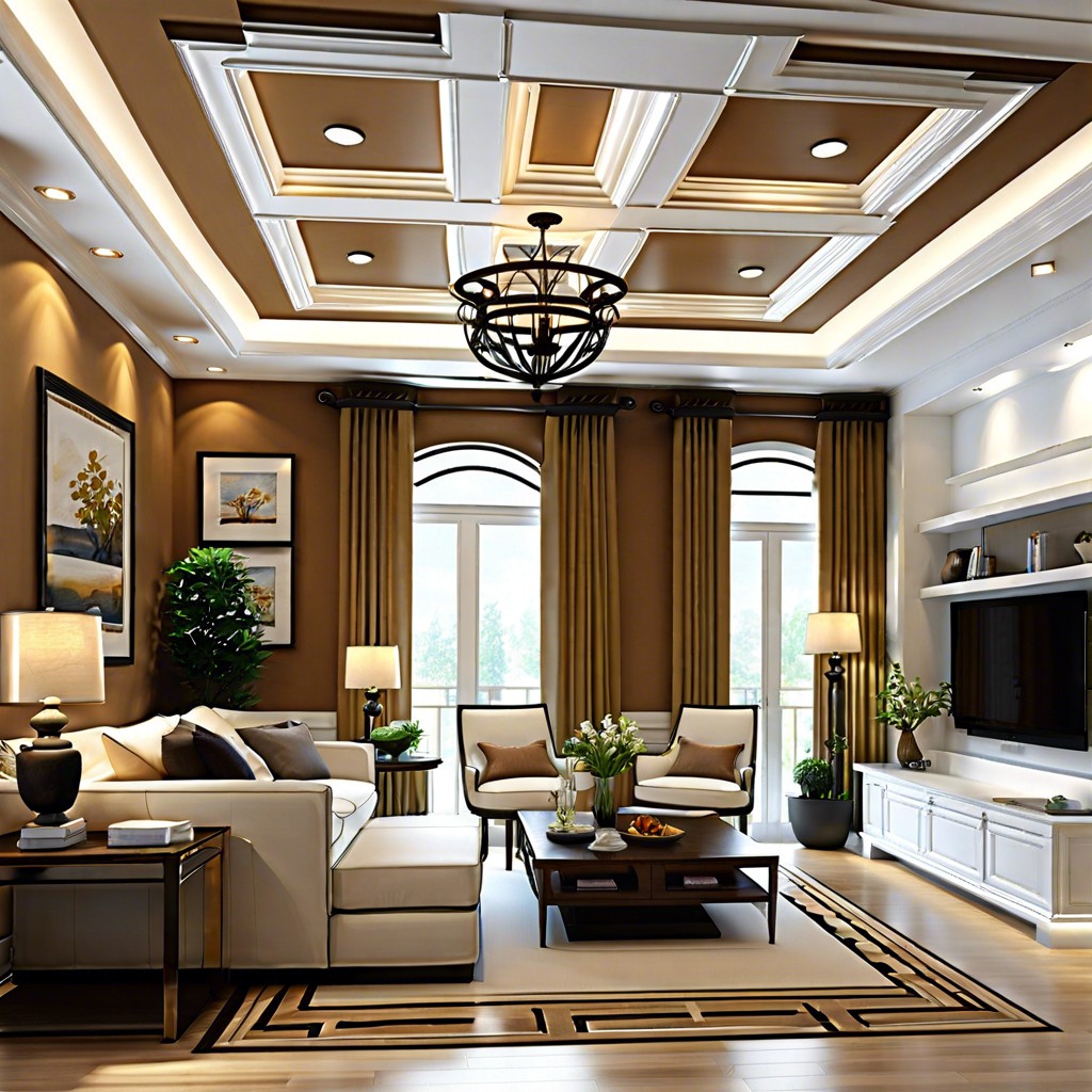 coffered ceiling