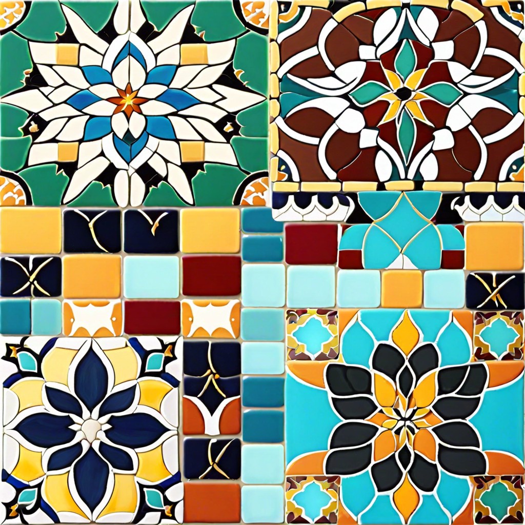 colorful moroccan tiles