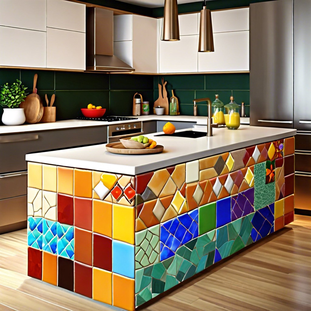 colorful mosaic tile patchwork